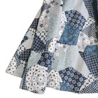 Chadwicks Full Skirt Size 16 Blue Patchwork Long Flowy Modest 33 In Waist