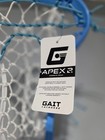 New Gait Apex 2 White Light Blue Women   s Girls Lacrosse Done Ready To Ship