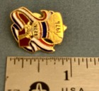 Vintage Bicentennial 1776 1976 Liberty Bell Usa Lapel Hat Pin  y 