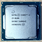 Intel Core I3-8100 - 3 60ghz Quad Core Cpu Processor