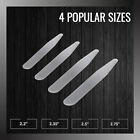 40 Metal Collar Stays 4 Sizes In Box For Men 2 2  2 5  2 35  2 75   brand New 