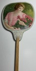 Snyder Stoves Reading Pennsylvania Advertising Fan Sign Pretty Girl Lady C1915