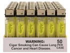 50 Pack Disposable Clear Lighters Bulk Wholesale Refillable New Lot