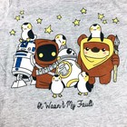 Box Lunch Toddler Grey Short Sleeve Cotton Star Wars Chibi Friends T Shirt Sz 2t