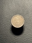 1875 Seated Dime - Engraved Love Token