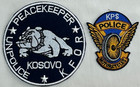 Kosovo Peacekeeper Unpolice Kfor   Kps Police Motorcycles Patches