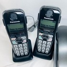 Panasonic Kx-tg4772b Dect 6 0 Corded Base   2 Cordless Phones Answering Machine
