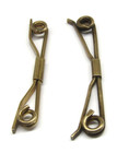 Vintage Neck Tie Collar Stay Clip Lot Of 2 Gold Bar Men s Formal Accessories