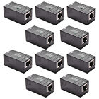 10pcs Passive Rj-45 Poe Injector Splitter Power Over Ethernet Adapter Cctv