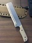 Ronnie Hale Custom 5160 Camp Chopper Knife Fde G10 W kydex Sheath Usa
