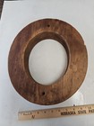 Vintage Wood Hat Mold 6 7 8 Brim  Millinery Block Flange