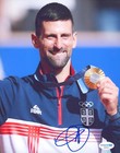 Novak Djokovic Autograph Signed Serbia Tennis Olympics Gold 8x10 Photo Acoa