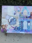 Mattel Disney Frozen Elsa Ice Castle Playset With Olaf Figure 2 5ft Tall New