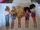 Lot Of 5 Vintage Mattel Barbie Dolls