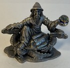 Wizard Dragon Myth And Magic Collectors Club Pewter Figure 1997