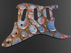 Us Fender Stratocaster Guitar Strat Pickguard Custom Artwork Glow In The Dark