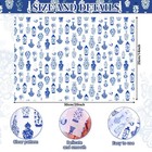 100 Sheets 20   14 Inches Chinoiserie Tissue Paper For Gift Wrapping Blue Whi   