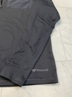 Warroad Rink Side Mens 1 4 Zip Long Sleeve Black Hockey Breathable Size Medium