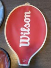 Vintage 70s Wilson Tennis Racket Covers Lot 5 Made In Usa 