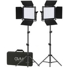 Gvm 800d-rgb Led Studio 2-video Light Kit