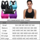Women s Seamless Racerback Sports Bra High Impact Yoga Gym Fitness Top