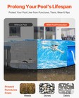 Vevor 15ft Round Pool Liner Pad Above Ground Pools Prevents Punctures Pool Mat