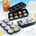 Round Large Ice Ball Maker Silicone Ice Cube Tray For Whisky Cocktails Bourbon