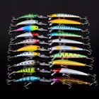 20pcs Hard Fishing Lure Set Minnow Crankbait Baits For Fishing Trout Bass Salmon