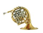 J  Michael Pocket Horn Pfh-500 Compact French High Bb 3-rotor Brass W  Case