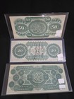 Lot Of 3 South Carolina Obsolete Mint State Currency Notes Stunning Condition   
