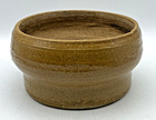 Vintage Studio Art Pottery Planter Pot Hand Thrown Brown Glaze Rustic Ceramic
