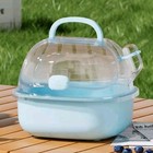 Small Animal Carrier Cage With Water Bottle Portable Hamster Travel Carrier Niob