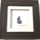 Sharon Nowlan Pebble Art Picture Mother And Child Framed