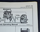 Vtg  1982 Midway s Ms  Pac-man Arcade Video Game Parts   Operating Manual