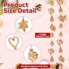 2 Pcs 11 67 Ft Christmas Nordic Wheat Straw Garland With Scandinavian 