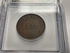 1857 Prince Edward Island Self Government And Free Trade Token Coin Icg Au55