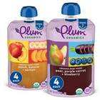 Plum Organics Variety Pack  6  Months - Organic Fruit And Veggie Baby Food