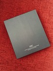 Iwc Leather Notebook Journals Black  B5 Size 22 5 19 Cm  70 Pages  Refillable