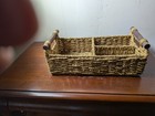 Handmade Seagrass Basket-divided Organizer-with Handles