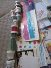 Huge Lot Paper  Scrapbooking Stampin    Up Glitter  Tools Provo Craft Scissors