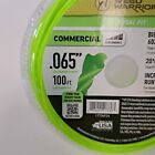 Weed Warrior  065 Inch X 100 Ft  Commercial Trimmer Line -green  universal Fit 