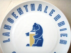 Langenthal Swiss Porcelain  Beer Brewery Langenthal Wall Plaque