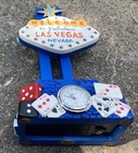 Welcome To Fabulous Las Vegas Desktop Clock Working Flashing Sign