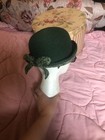 Everitt Vintage Women s Forest Green Wool Felt Cloche Bowler Hat