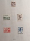 Denmark Stamp Collection Lot C  25 Album Pages Used Mint Semi-postal Vintage S70