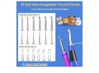 Counting Crochet Hook Set Digital  Light Up Crochet Hooks Set - Ergonomic For   