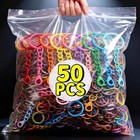 Stainless Steel Split Rings Keychain Keyring Diy Jewelry Findings Lot
