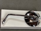 Nos Vintage Dixie Left Chrome Round Mirror 8mm M8 Honda Puch Tomos Moped Bike
