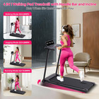 Portable Treadmill With Incline  3 5hp Electric Small Treadmills For Home Small