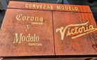 Rare Vintage Corona Beer Ice Chest Garage Party Cooler Cervezas Modelo Victoria